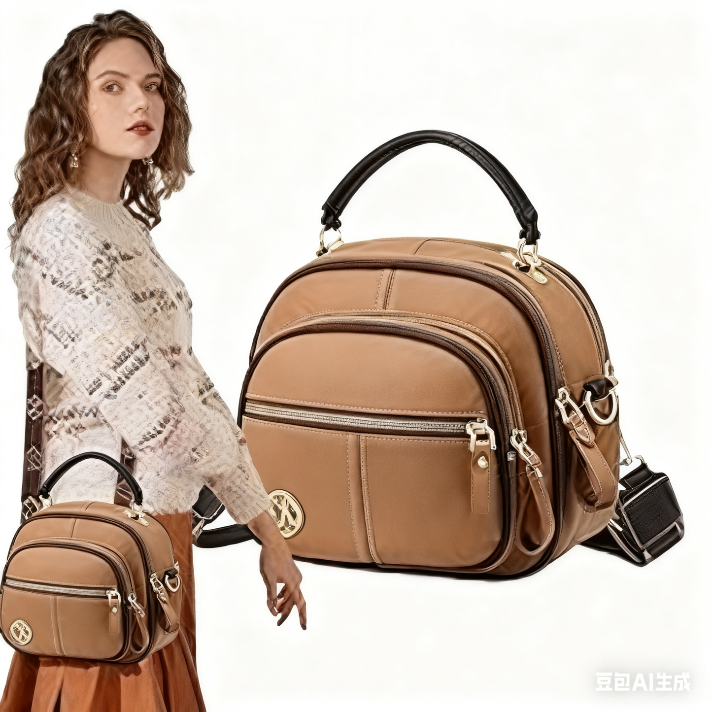 💟【Προώθηση μείωσης τιμών】👜2025 Νέα μικρή τετράγωνη φορητή τσάντα μεγάλης χωρητικότητας/τσάντα χιαστί