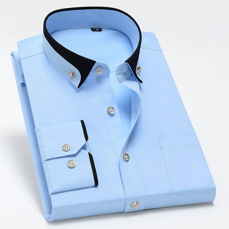 👔【S-4XL】2025 Το νέο αναπνεύσιμο επαγγελματικό casual ανδρικό πουκάμισο