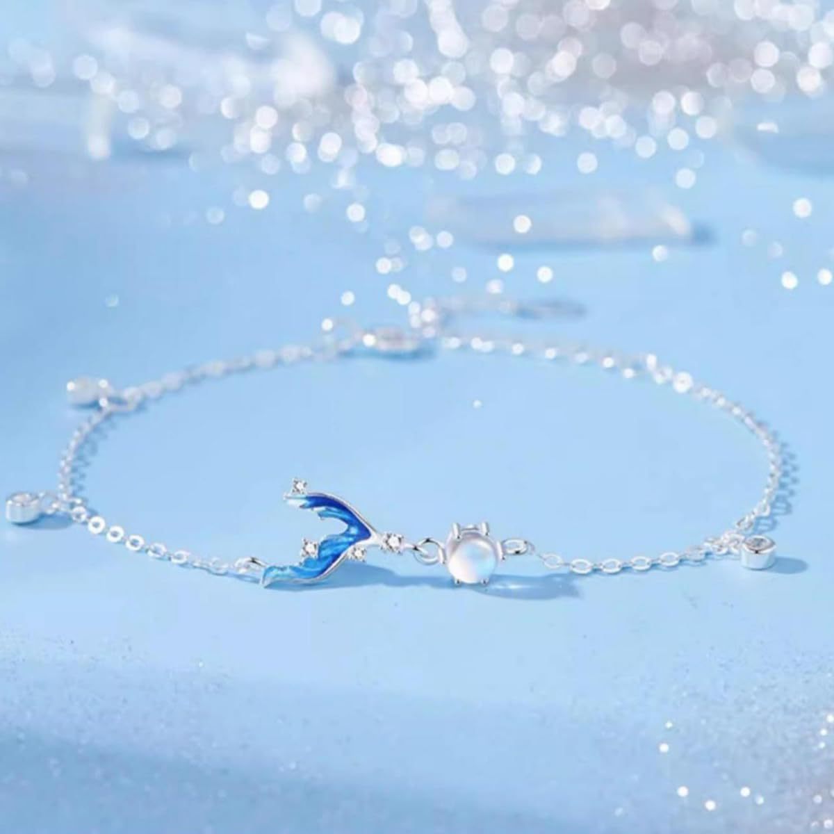 🔥【Αγοράστε 1 και πάρτε 1 δωρεάν】🍀💝Αυτό το νέο βραχιόλι με μπλε ουρά γοργόνας του 2025 είναι απλό, ευέλικτο και αποπνέει κομψότητα.