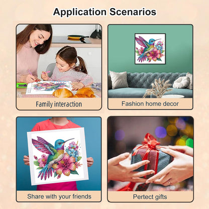 ✨【30cm*30cm】📢📢Ειδική προσφορά περιορισμένης διάρκειας! 💥 DIY χειροποίητο διακοσμητικό αυτοκόλλητο τοίχου με ζωγραφική με διαμάντια