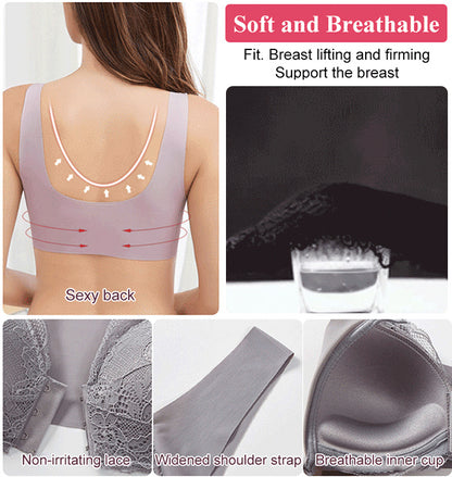 【Clearance sale】[Αγοράστε 1 και πάρτε 1 δωρεάν] ουτιέν από δαντέλα χωρίς ραφές με μπροστινό κλείσιμο
