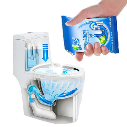 💪💪Ισχυρό καθαριστικό αποχετεύσεων, κατάλληλο για τη διάλυση και τη διάβρωση φραγμένων λιπών σε τουαλέτες, αποχετεύσεις δαπέδου, υπονόμους και κουζίνες.