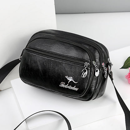 🔥😍Ειδική προσφορά περιορισμένης διάρκειας👜Μικρό μέγεθος και μεγάλη χωρητικότητα,Πολυστρωματική τσάντα με φερμουάρ για γυναίκες