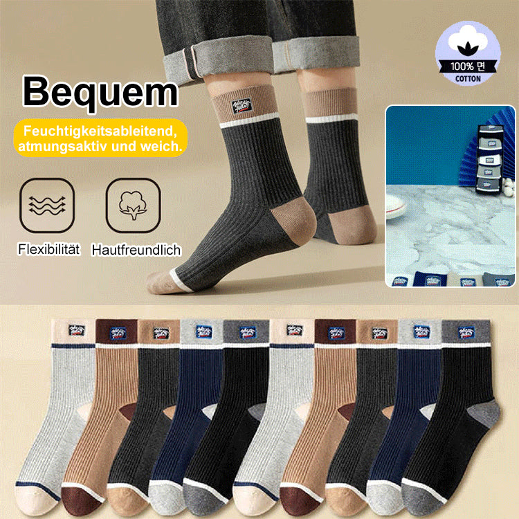 【🔥μπεστ-σέλερ】【10 ζευγάρια】🔥✨Η χαμηλότερη τιμή που υπήρξε ποτέ, προσφορά περιορισμένου χρόνου🔥Αντιβακτηριακές κάλτσες για άνδρες
