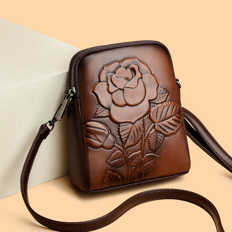 🔥😍Ειδική προσφορά περιορισμένης διάρκειας👜👜Νέα διπλή τσάντα ώμου/χιαστί από μαλακό δέρμα