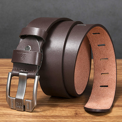 📢😍【Αγοράστε 1 και πάρτε 1 δωρεάν】🔥Υψηλής ποιότητας ρετρό ανδρική ζώνη, κατασκευασμένη από γνήσιο τζιν και δέρμα, απλή και κομψή.