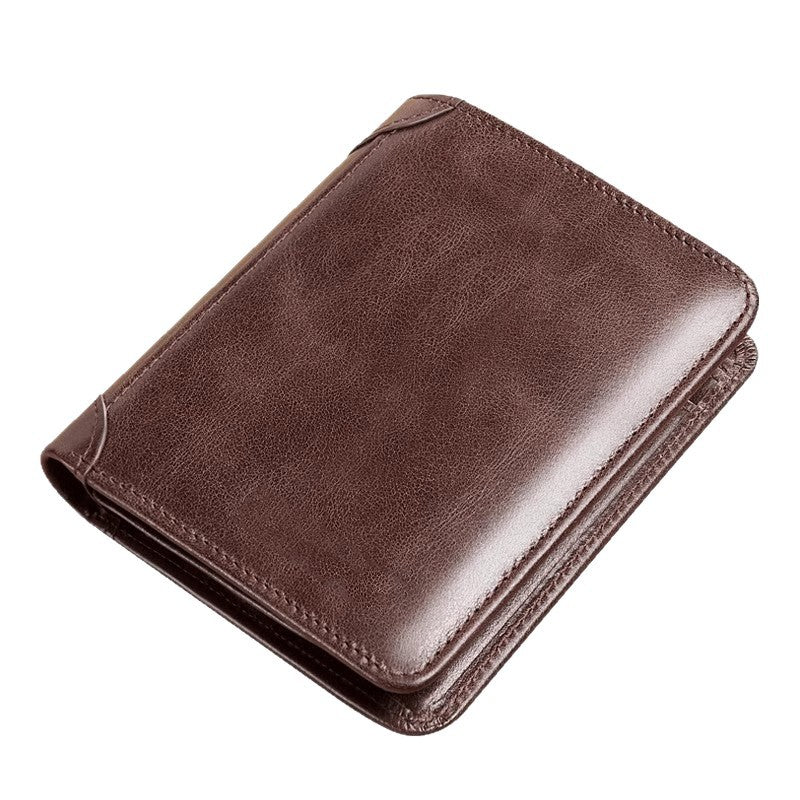 🔥Ειδική προσφορά περιορισμένης διάρκειας👝✨Νέο ανδρικό αντικλεπτικό πορτοφόλι από γνήσιο δέρμα