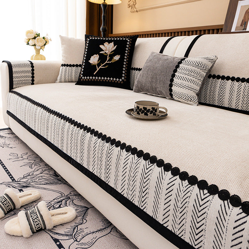 😍Ειδική προσφορά περιορισμένης διάρκειας🏠2026, νέο υψηλής ποιότητας μαξιλάρι καναπέ σε αντίκα στιλ, παντός καιρού, σταθερό αντιολισθητικό κάλυμμα