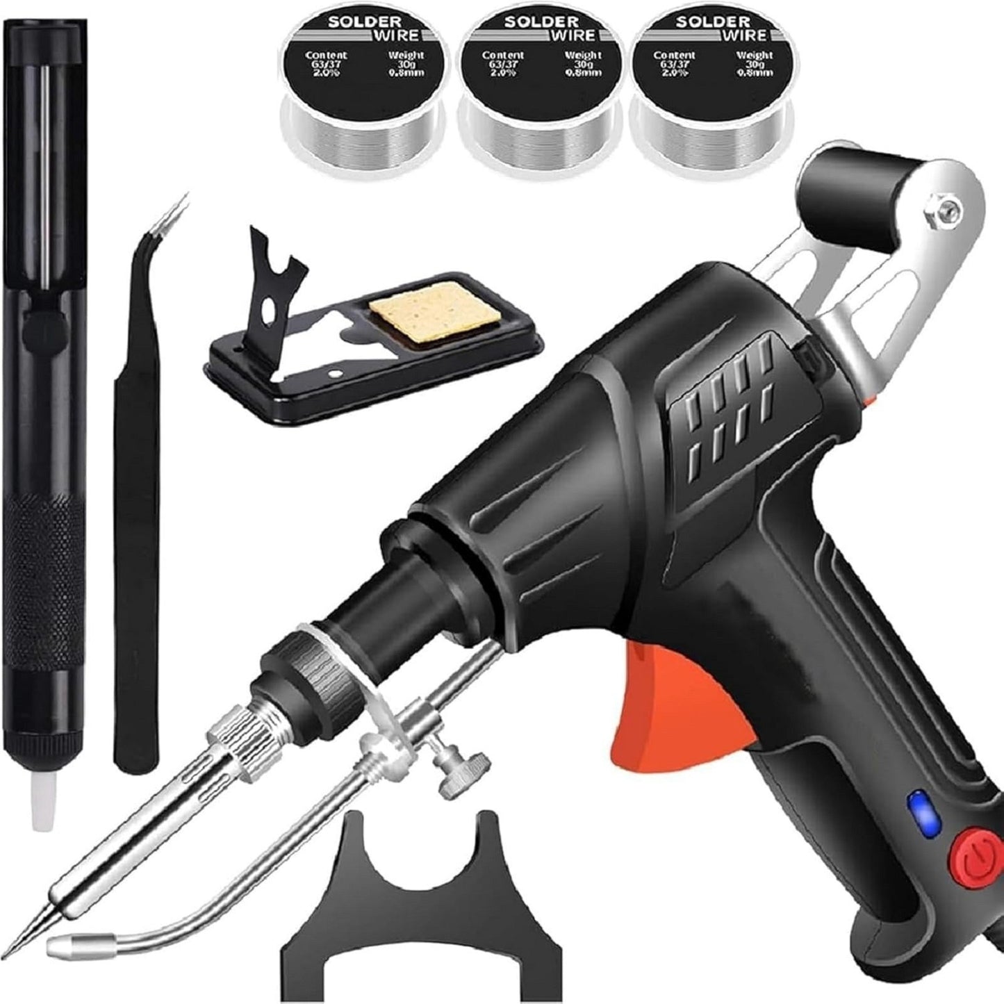 🔥Χαμηλή τιμή για περιορισμένο χρονικό διάστημα🔥🔩Χειροκίνητο ηλεκτρικό πιστόλι συγκόλλησης, αυτόματο σετ συγκόλλησης✅
