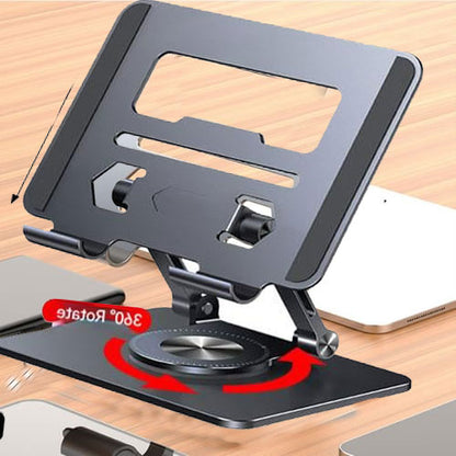 🔥Ειδική προσφορά περιορισμένης διάρκειας💥💻Βάση φορητού υπολογιστή Περιστρεφόμενη βάση από κράμα αλουμινίου