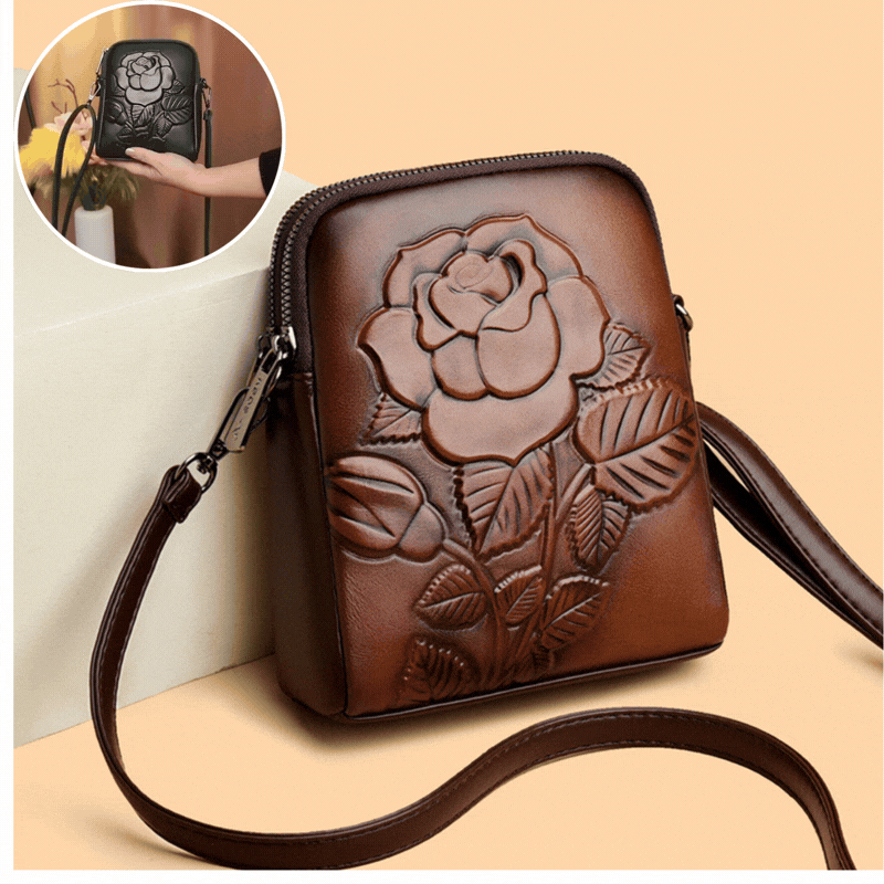 🔥😍Ειδική προσφορά περιορισμένης διάρκειας👜👜Νέα διπλή τσάντα ώμου/χιαστί από μαλακό δέρμα