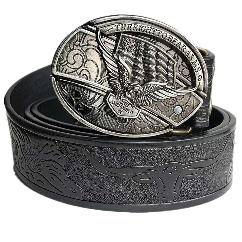 🆒🎁Ειδική προσφορά περιορισμένης διάρκειας👍Ανδρική ζώνη με ανάγλυφο σχέδιο και ενσωματωμένο μαχαίρι