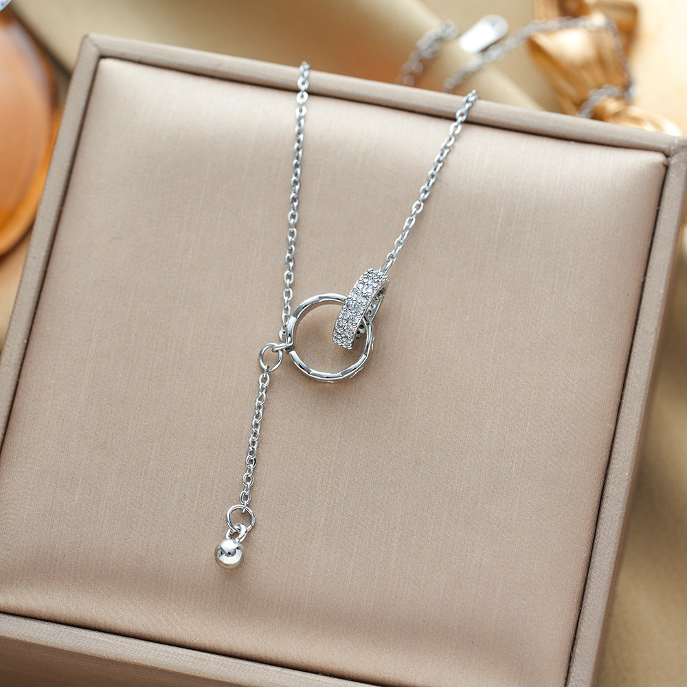 18K Κολιέ με λαμπερά διαμάντια