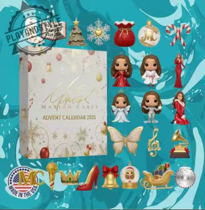 🔥Είδη με υψηλές πωλήσεις🔥【Σετ 24 τεμαχίων, 21 διαφορετικά στυλ】 Νέο κουτί ημερολογίου Advent Χριστουγέννων 2025, χριστουγεννιάτικο μενταγιόν