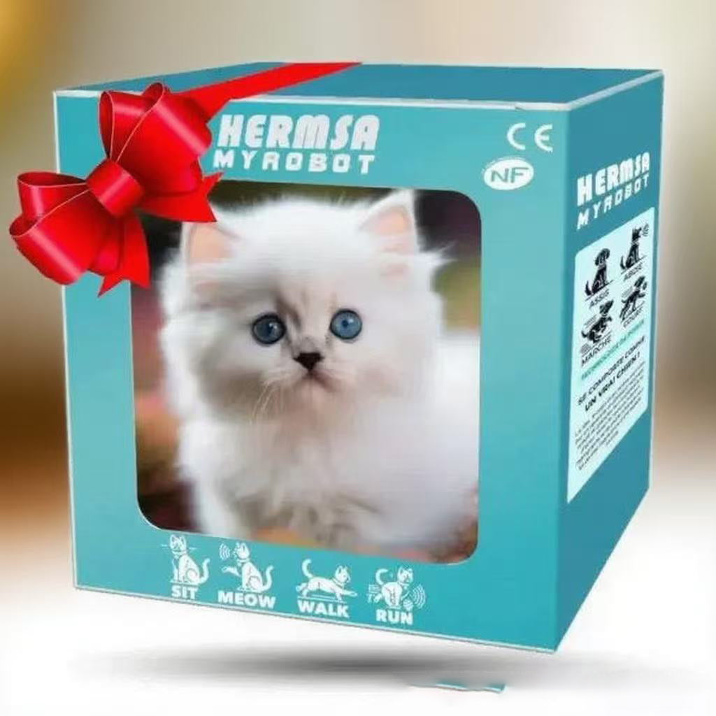 🎁🐱🐶🐶🐱Έκπτωση - 🔥Το λούτρινο γατάκι-ρομπότ μου