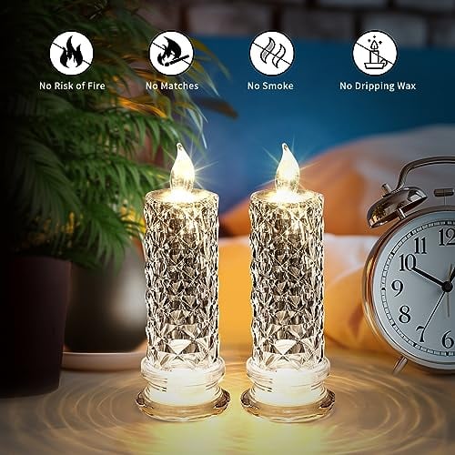 🎄🎅 Κεριά LED χωρίς φλόγα – ασφαλή, ανθεκτικά και γεμάτα εορταστική διάθεση ✨🕯️