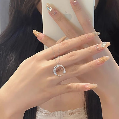 🔥Ειδική προσφορά περιορισμένης διάρκειας!!!【Αγοράστε 1 και πάρτε 1 δωρεάν】💖💎Κολιέ από ασήμι 925, νέο χρώμα, με διαμάντια