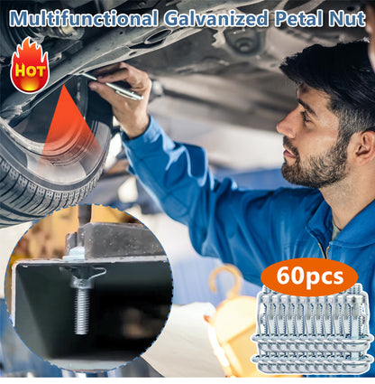 🔩🔥【50τεμάχια】Παξιμάδι εκτόνωσης με πτερύγια M4/M5/M6 – παξιμάδι με πριτσίνια