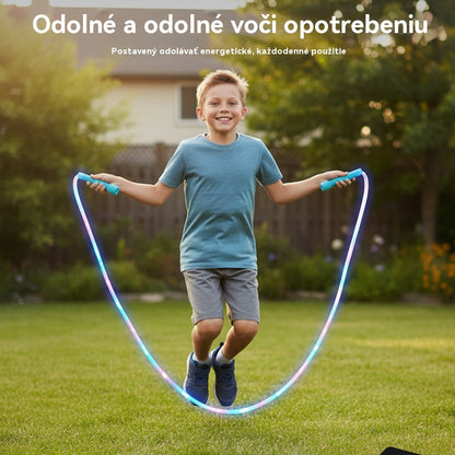 🏃🌈😍Ειδική προσφορά περιορισμένης διάρκειας【Αγοράστε 1, πάρτε 1 δωρεάν】🌈 Σχοινάκι LED με φωτισμό για παιδιά