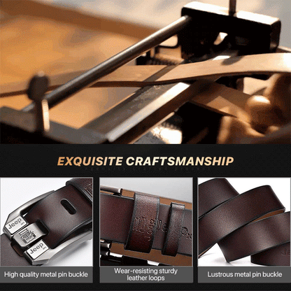 📢😍【Αγοράστε 1 και πάρτε 1 δωρεάν】🔥Υψηλής ποιότητας ρετρό ανδρική ζώνη, κατασκευασμένη από γνήσιο τζιν και δέρμα, απλή και κομψή.