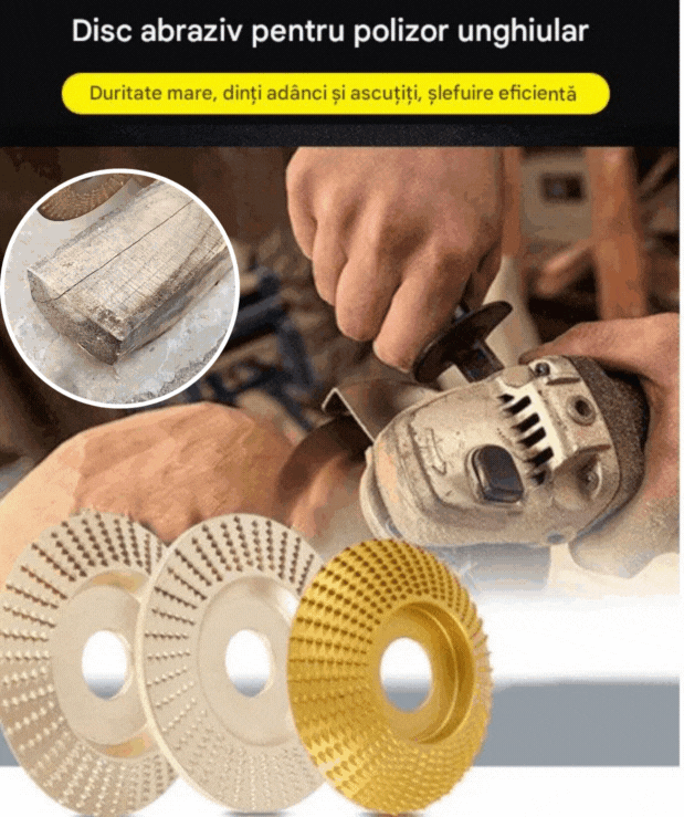 🔥🔥Ειδική προσφορά περιορισμένης διάρκειας🔥【Σετ 3 τεμαχίων】Λειαντικός δίσκος για γωνιακό τροχό