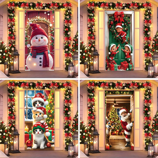 🎄Πρώιμη Χριστουγεννιάτικη Προσφορά: 50% έκπτωση 🎅Χριστουγεννιάτικες Διακοσμήσεις Πόρτας🎅