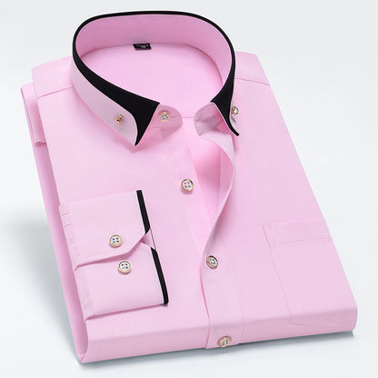 👔【S-4XL】2025 Το νέο αναπνεύσιμο επαγγελματικό casual ανδρικό πουκάμισο