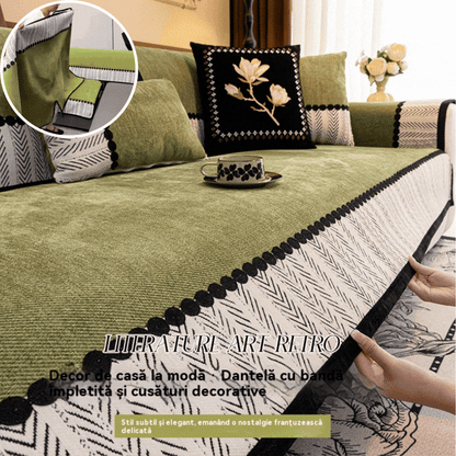 😍Ειδική προσφορά περιορισμένης διάρκειας🏠2026, νέο υψηλής ποιότητας μαξιλάρι καναπέ σε αντίκα στιλ, παντός καιρού, σταθερό αντιολισθητικό κάλυμμα