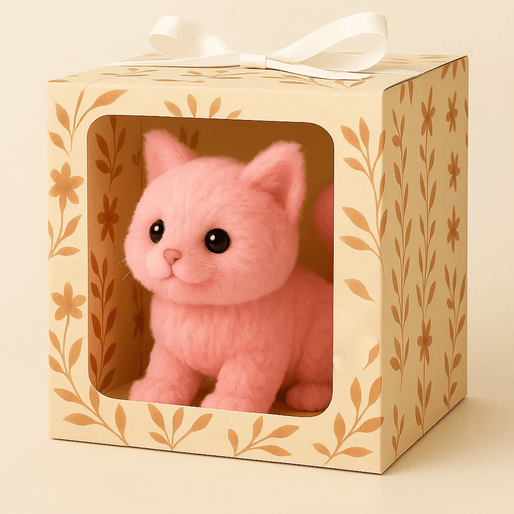 🟣🎁🐱Τα ρεαλιστικά μου παιχνίδια για γάτες: 🐾Φέρτε ατελείωτη χαρά και ζεστασιά.