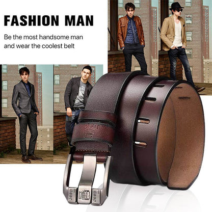 📢😍【Αγοράστε 1 και πάρτε 1 δωρεάν】🔥Υψηλής ποιότητας ρετρό ανδρική ζώνη, κατασκευασμένη από γνήσιο τζιν και δέρμα, απλή και κομψή.