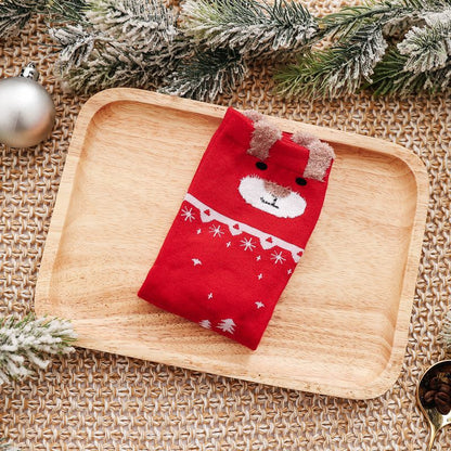 🔥【10 ζευγάρια，Μεγάλες Προσφορές】🔥Χριστουγεννιάτικες κάλτσες 2025, γυναικείες κάλτσες με σχέδια ζώων για το φθινόπωρο και τον χειμώνα, με σχέδια κινουμένων σχεδίων