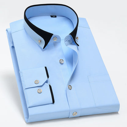 👔【S-4XL】2025 Το νέο αναπνεύσιμο επαγγελματικό casual ανδρικό πουκάμισο