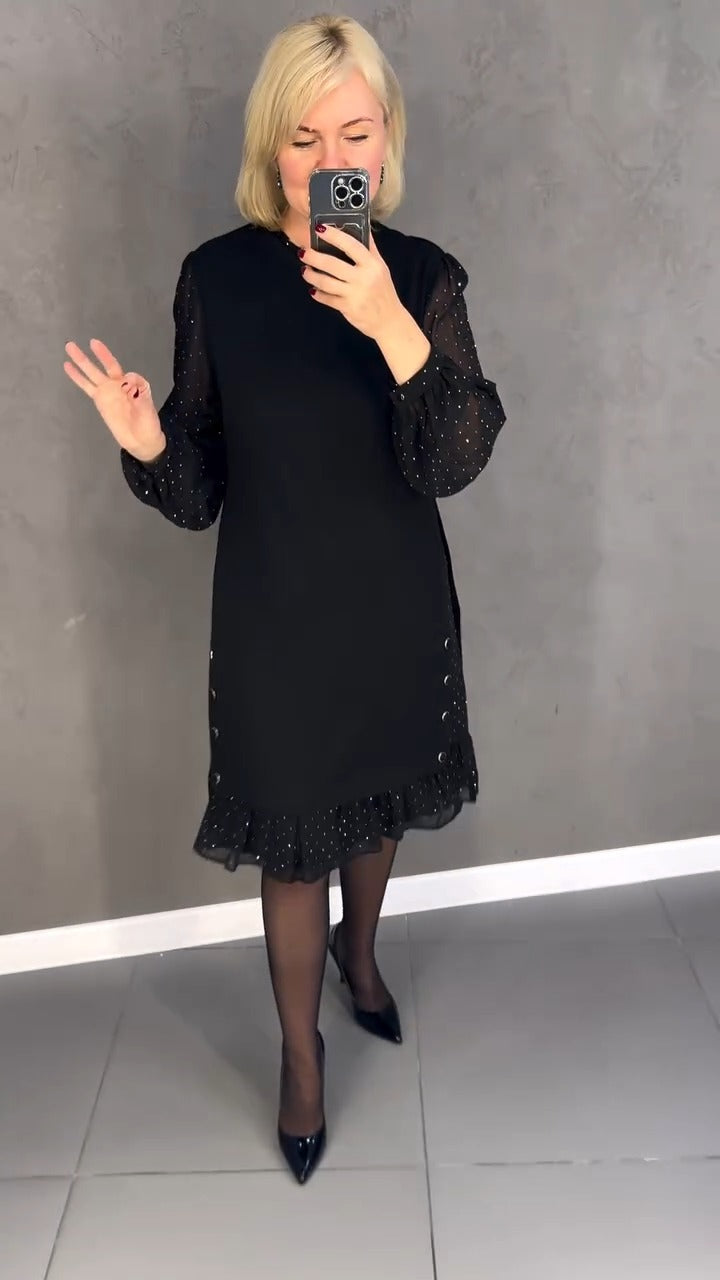 💖💖【S-5XL】🍁🍂Υψηλής ποιότητας κομψό φόρεμα φθινοπώρου και χειμώνα νέο στυλ