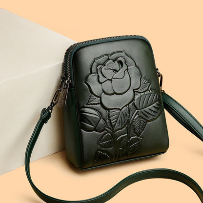 🔥😍Ειδική προσφορά περιορισμένης διάρκειας👜👜Νέα διπλή τσάντα ώμου/χιαστί από μαλακό δέρμα