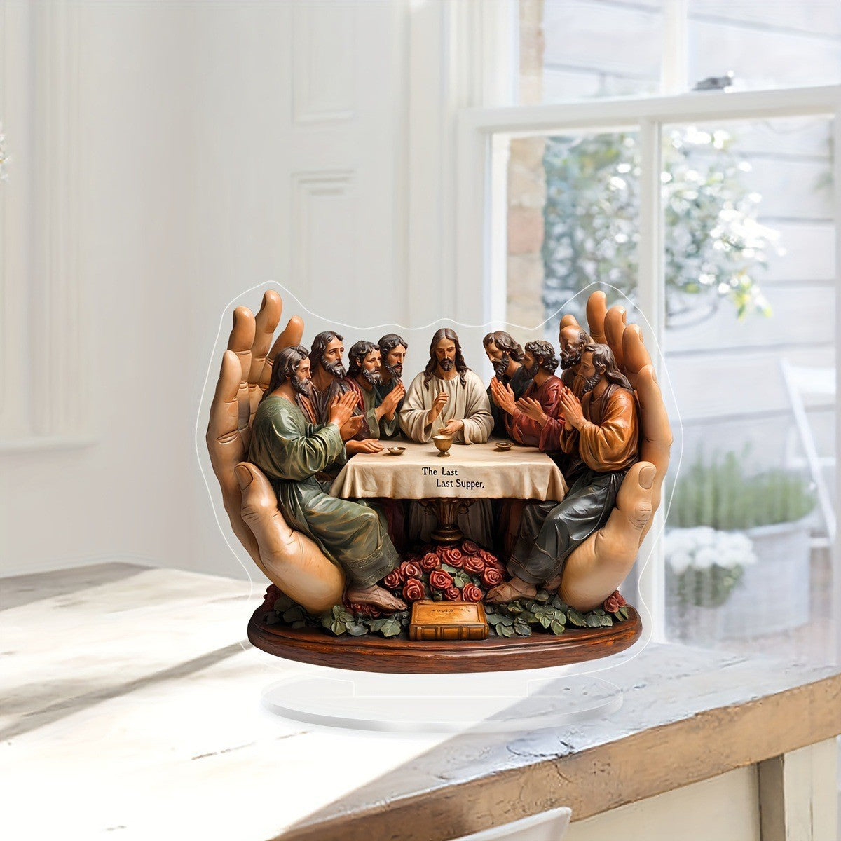 💥【Απίστευτη τιμή!】👼Θρησκευτική διακόσμηση "Ο Μυστικός Δείπνος" για σπίτι, σαλόνι, γραφείο, επιτραπέζια στολίδια και δώρα