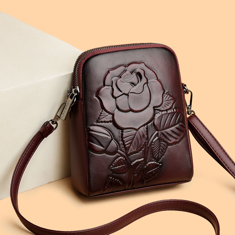 🔥😍Ειδική προσφορά περιορισμένης διάρκειας👜👜Νέα διπλή τσάντα ώμου/χιαστί από μαλακό δέρμα