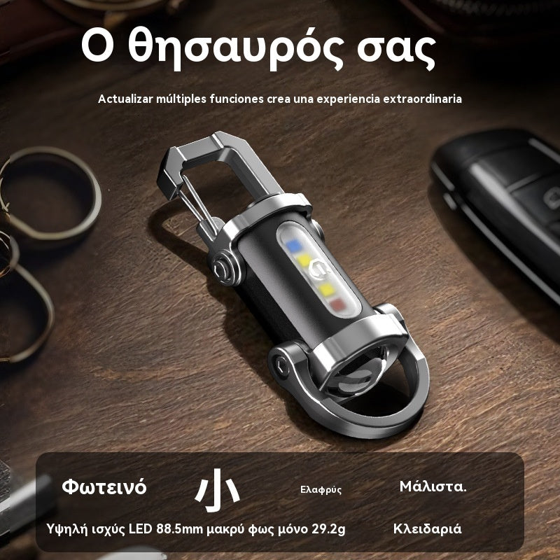 【Αγοράστε 1 και πάρτε 1 δωρεάν】🔥Εξαιρετική προσφορά🔥Μίνι φακός για κλειδί, εξαιρετικά φωτεινός και αδιάβροχος, με απόδοση 1200 lm