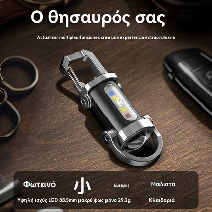 【Αγοράστε 1 και πάρτε 1 δωρεάν】🔥Εξαιρετική προσφορά🔥Μίνι φακός για κλειδί, εξαιρετικά φωτεινός και αδιάβροχος, με απόδοση 1200 lm