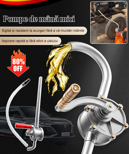 🛠️Μικρή αντλία λαδιού αλουμινίου, χειροκίνητη πλήρωση με λάδι ταχυτήτων