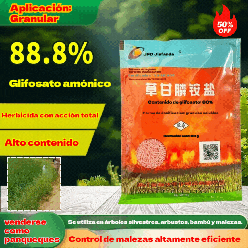 🔥Ειδική προσφορά περιορισμένης διάρκειας🌿【5 πακέτα】【7ήμερη απομάκρυνση ζιζανίων】Ζιζανιοκτόνο με βάση το γλυφοσάτη Jinfanda🌳🌸🌱