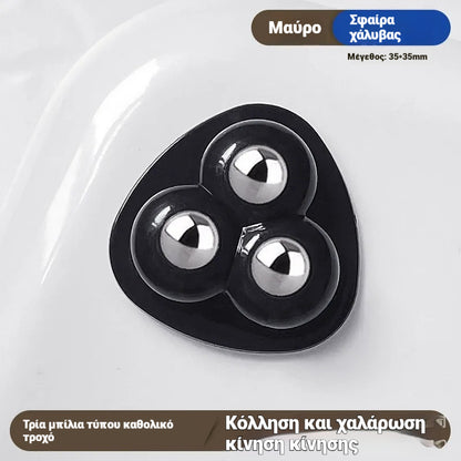 🔥1 σετ 10 τεμαχίων/23 ευρώ🔥🌟Τροχαλία περιστρεφόμενη 360°, ισχυρή φέρουσα ικανότητα, τροχαλία γενικής χρήσης για οικιακή χρήση✅