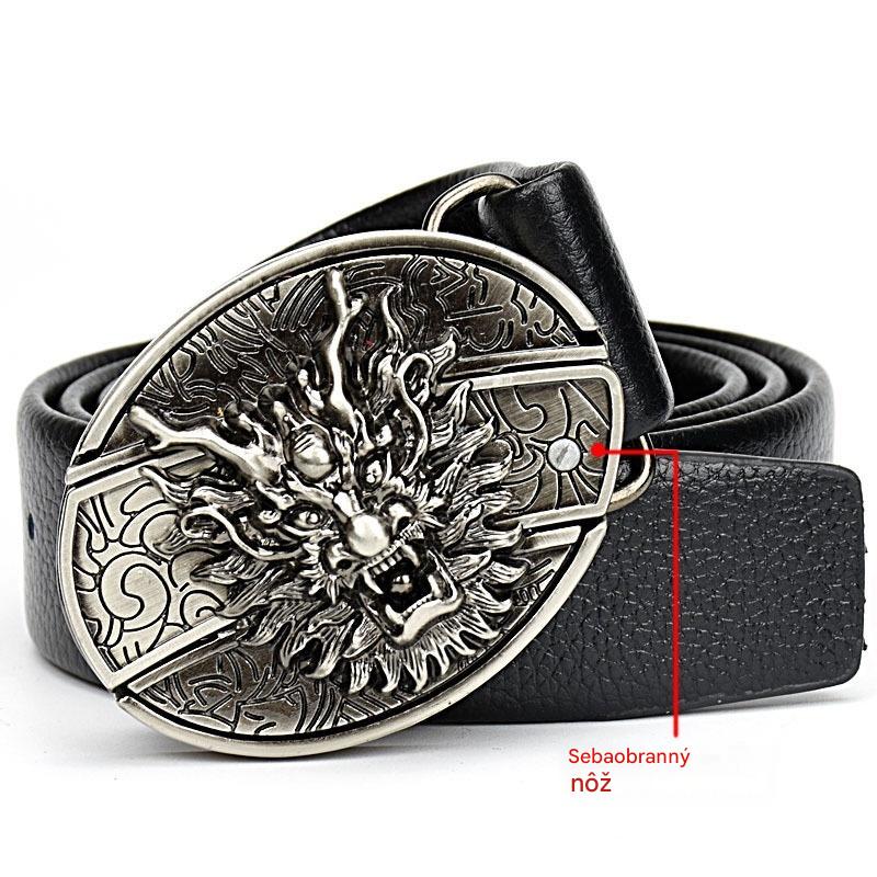 🆒🎁Ειδική προσφορά περιορισμένης διάρκειας👍Ανδρική ζώνη με ανάγλυφο σχέδιο και ενσωματωμένο μαχαίρι