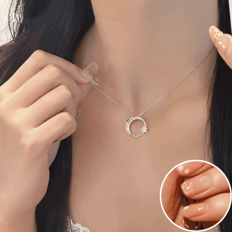 🔥Ειδική προσφορά περιορισμένης διάρκειας!!!【Αγοράστε 1 και πάρτε 1 δωρεάν】💖💎Κολιέ από ασήμι 925, νέο χρώμα, με διαμάντια