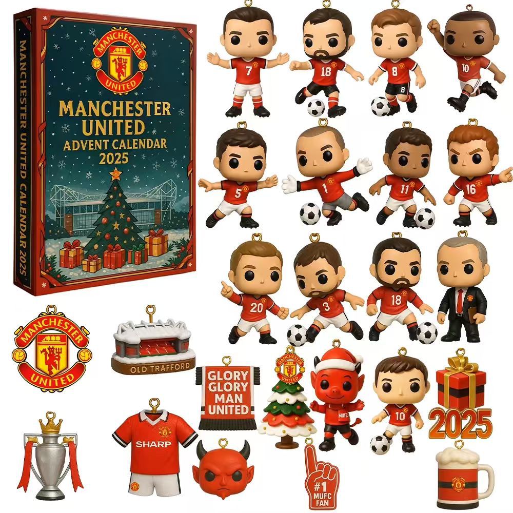 🔥Είδη με υψηλές πωλήσεις🔥【Σετ 24 τεμαχίων, 21 διαφορετικά στυλ】 Νέο κουτί ημερολογίου Advent Χριστουγέννων 2025, χριστουγεννιάτικο μενταγιόν