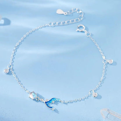 🔥【Αγοράστε 1 και πάρτε 1 δωρεάν】🍀💝Αυτό το νέο βραχιόλι με μπλε ουρά γοργόνας του 2025 είναι απλό, ευέλικτο και αποπνέει κομψότητα.