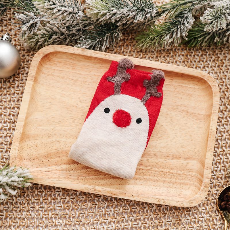 🔥【10 ζευγάρια，Μεγάλες Προσφορές】🔥Χριστουγεννιάτικες κάλτσες 2025, γυναικείες κάλτσες με σχέδια ζώων για το φθινόπωρο και τον χειμώνα, με σχέδια κινουμένων σχεδίων