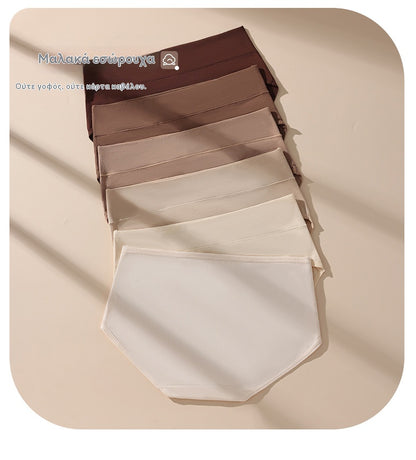 💖【Σετ 6 τεμαχίων】💖Ελαφρύ, αναπνεύσιμο, γυναικείο αντιβακτηριδιακό εσώρουχο από καθαρό βαμβάκι, που ελέγχει την κοιλιά και σφίγγει τη μέση.